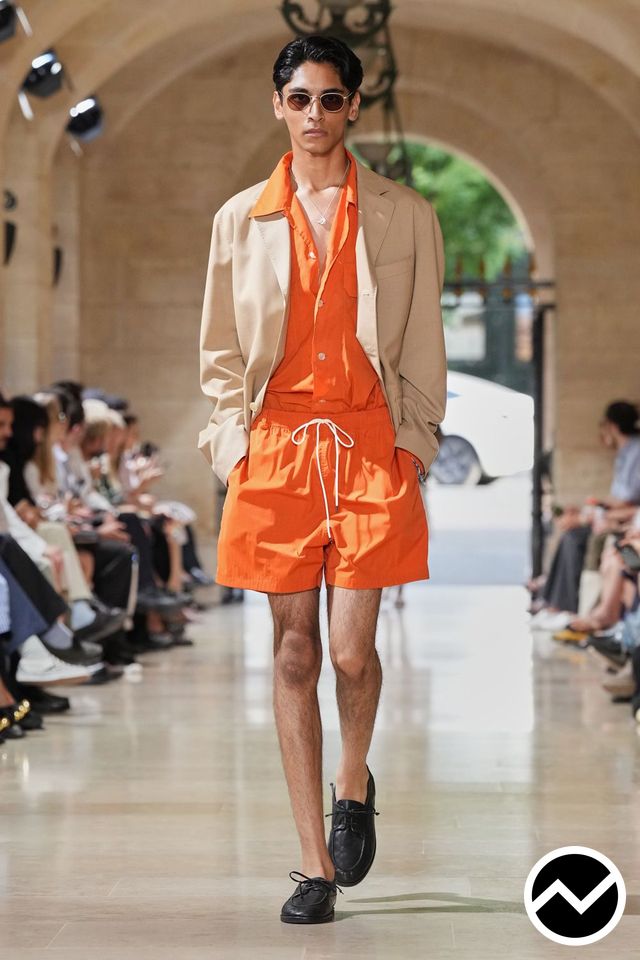 Auralee, SS27 menswear, Riviera, look 33
