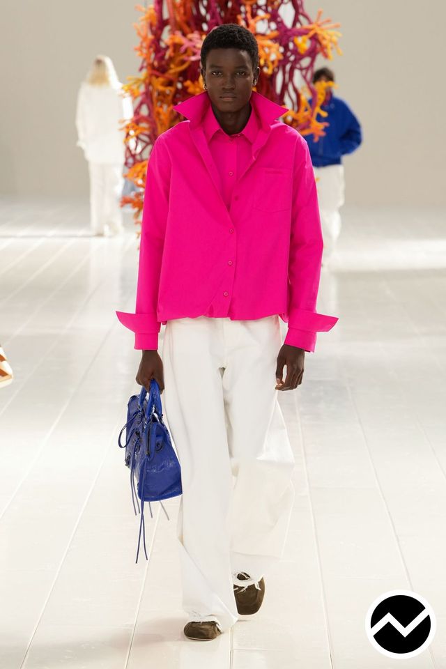 Balenciaga, SS27 menswear, Oversized Shirts, look 12