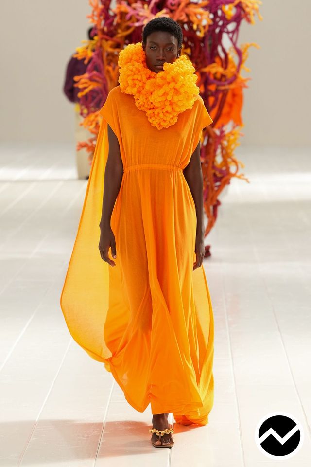 Balenciaga, SS27 womenswear, Orange, look 61