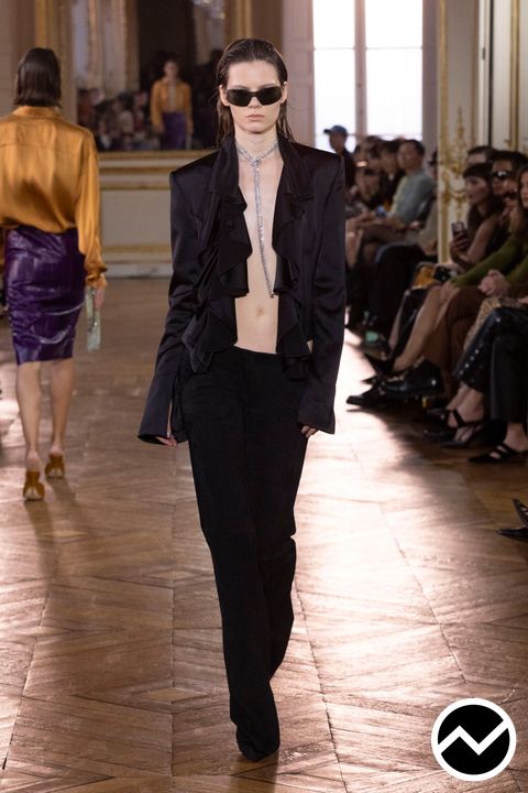 Balmain, SS27 womenswear, Hook-and-Eye Jacket, look 35