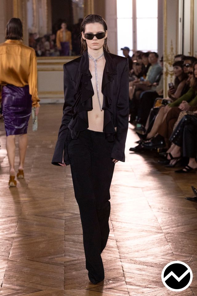 Balmain, SS27 womenswear, Hook-and-Eye Jacket, look 35