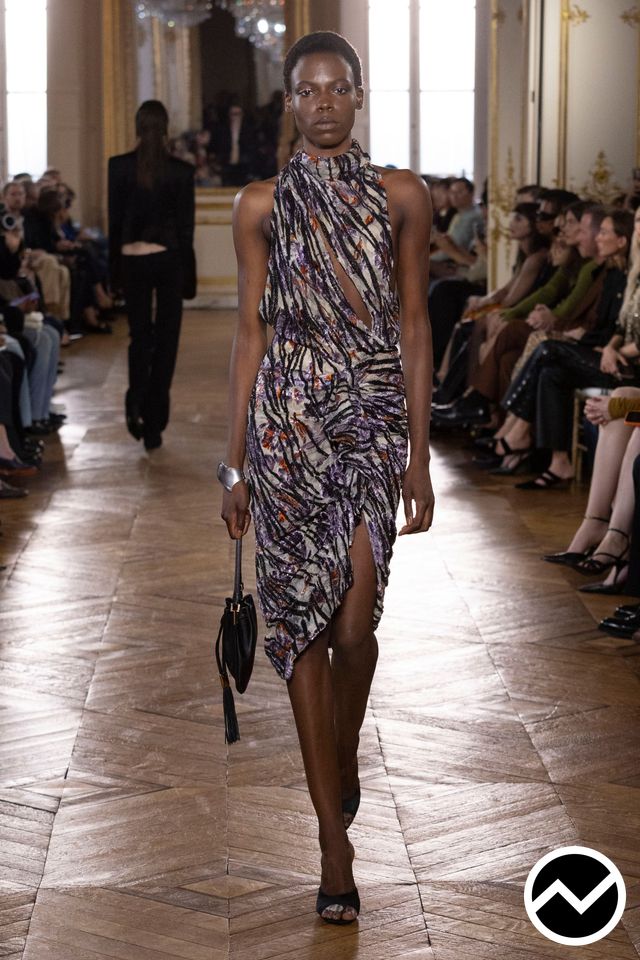 Balmain, SS27 womenswear, Abstract, look 36