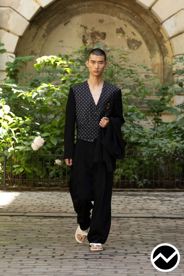 Beautiful People SS27 menswear, look 1