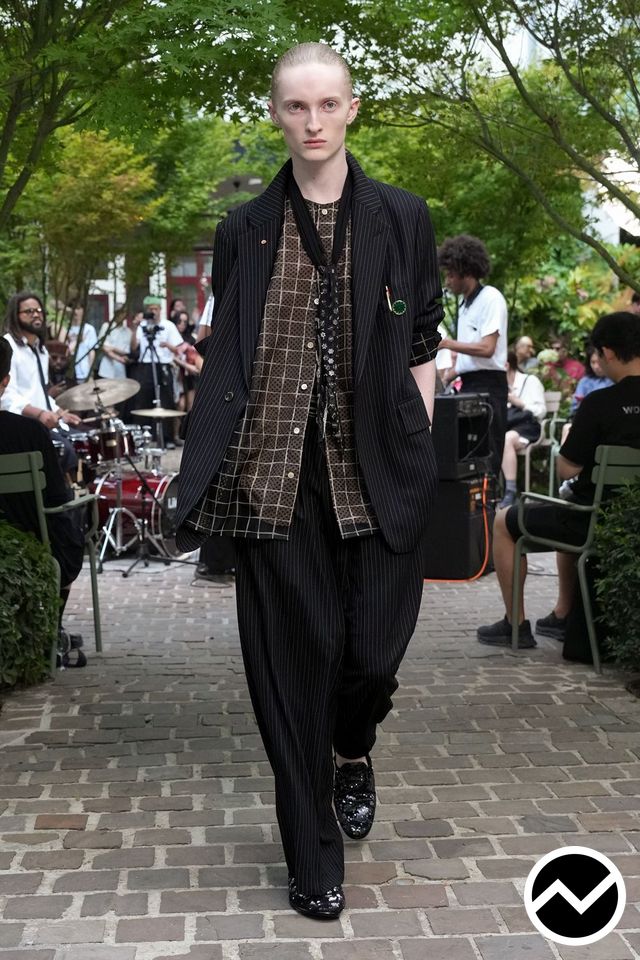 Bed J.w. Ford SS27 menswear, look 1