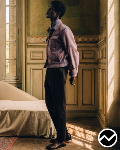 Berluti, SS27 menswear, Mauve, look 4