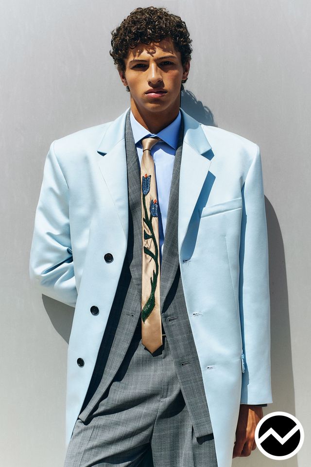 Bluemarble, SS27 menswear, Baby Blue, look 6