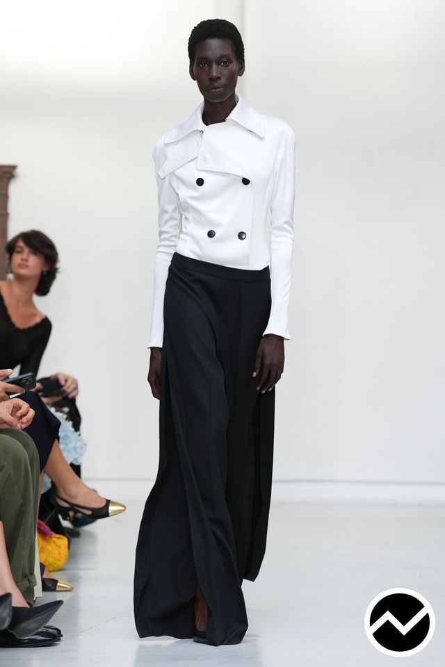 Burc Akyol, SS27 womenswear, Double Breasted Jacket, look 14