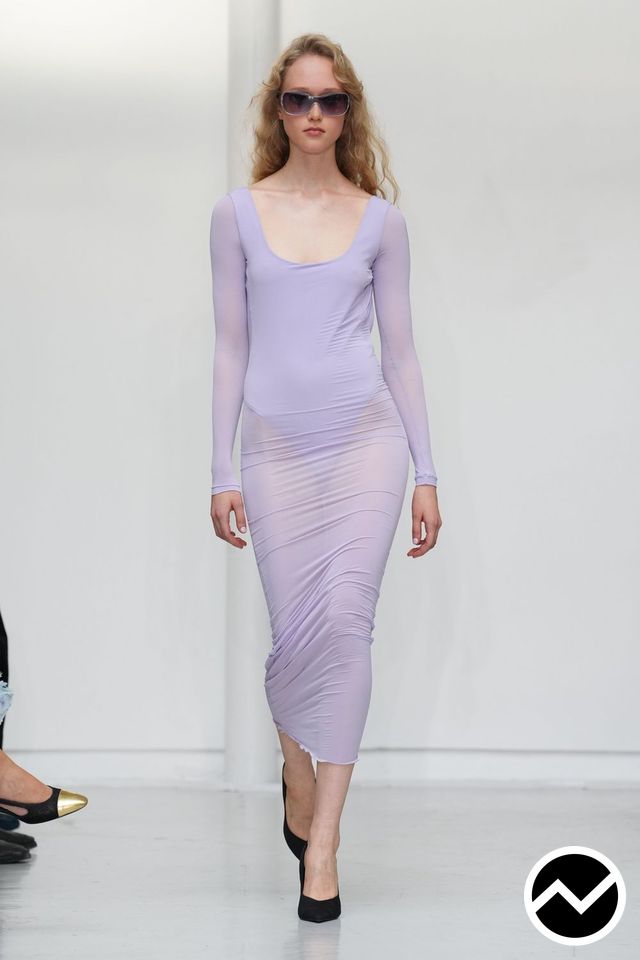 Burc Akyol, SS27 womenswear, Lavender, look 25
