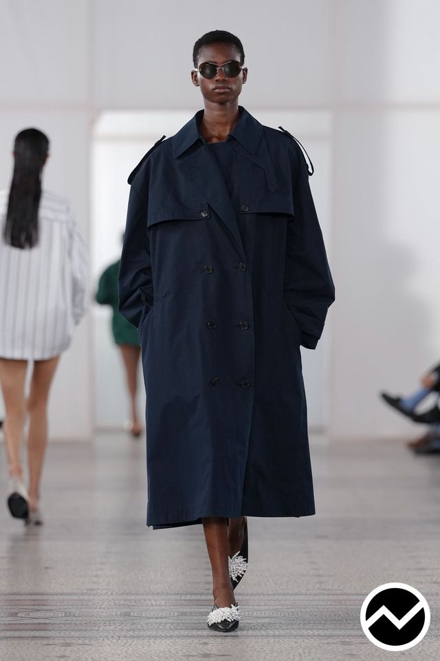 Carven, SS27 womenswear, Double Breasted Coat, look 12