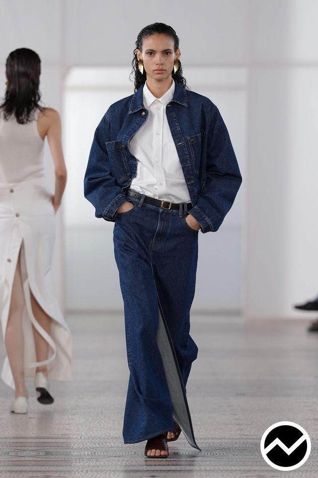 Carven, SS27 womenswear, Denim, look 20