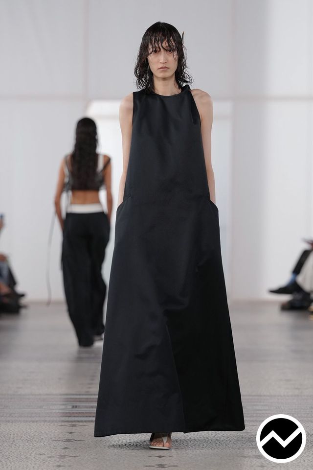 Carven, SS27 womenswear, Taffeta, look 28