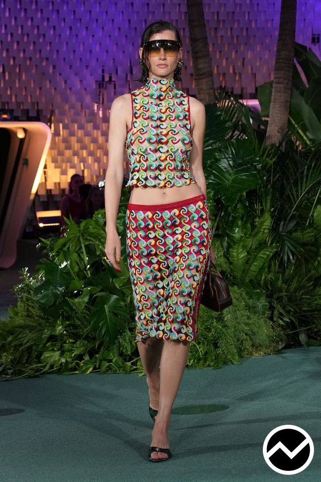 Casablanca, SS27 womenswear, Geometric, look 10