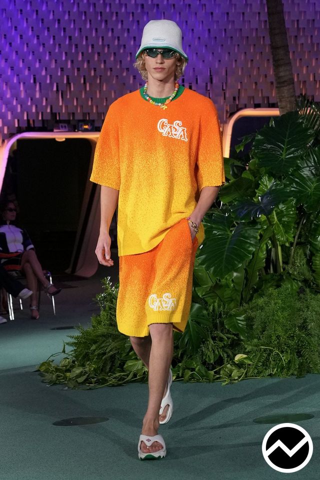 Casablanca, SS27 menswear, Lemon, look 18