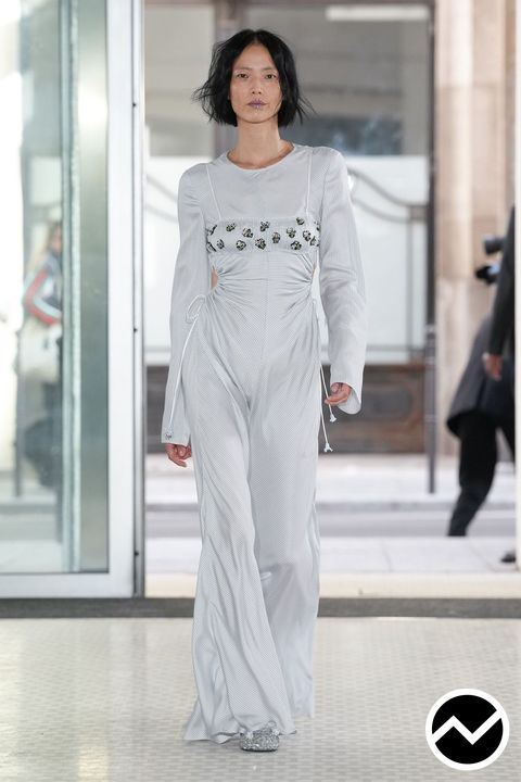 Cecilie Bahnsen, SS27 womenswear, Monochrome, look 14