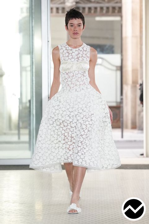Cecilie Bahnsen, SS27 womenswear, Dropped Dress, look 18