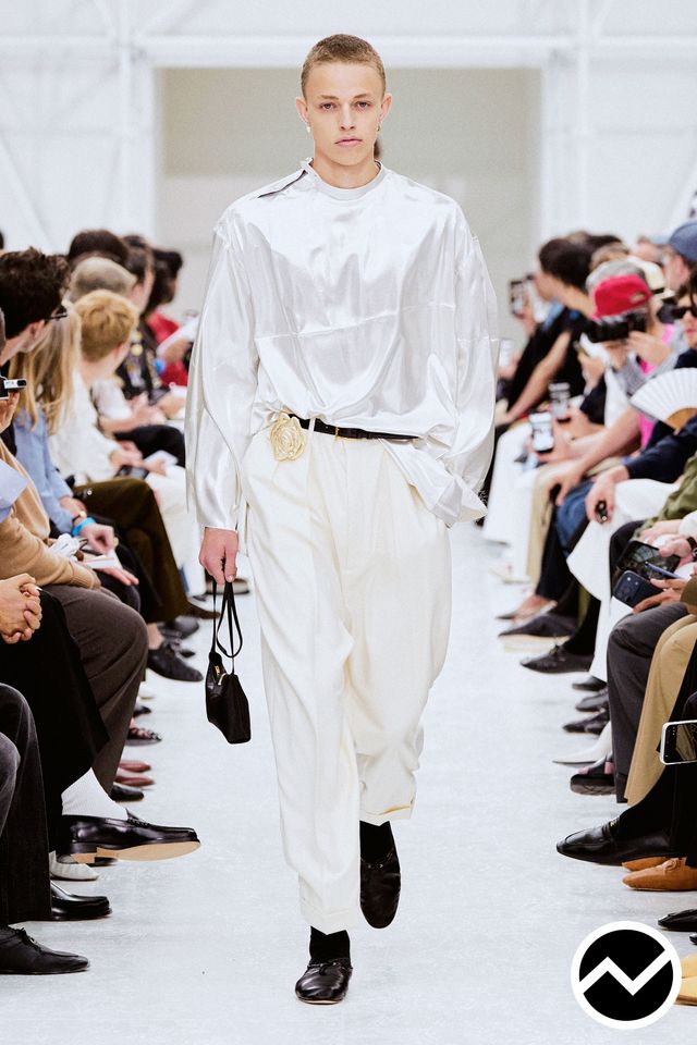 Celine, SS27 menswear, Oversized Shirts, look 35