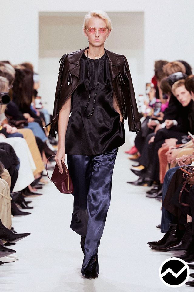 Celine, SS27 womenswear, Wine, look 21