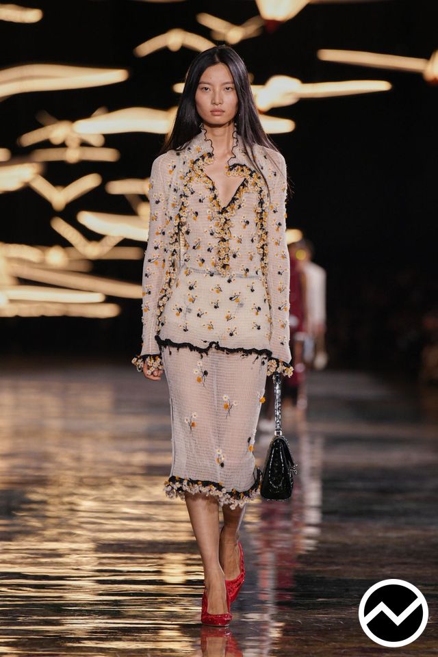 Chanel, SS27 womenswear, Cottagecore, look 7