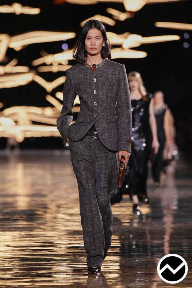 Chanel, SS27 womenswear, Charcoal, look 36