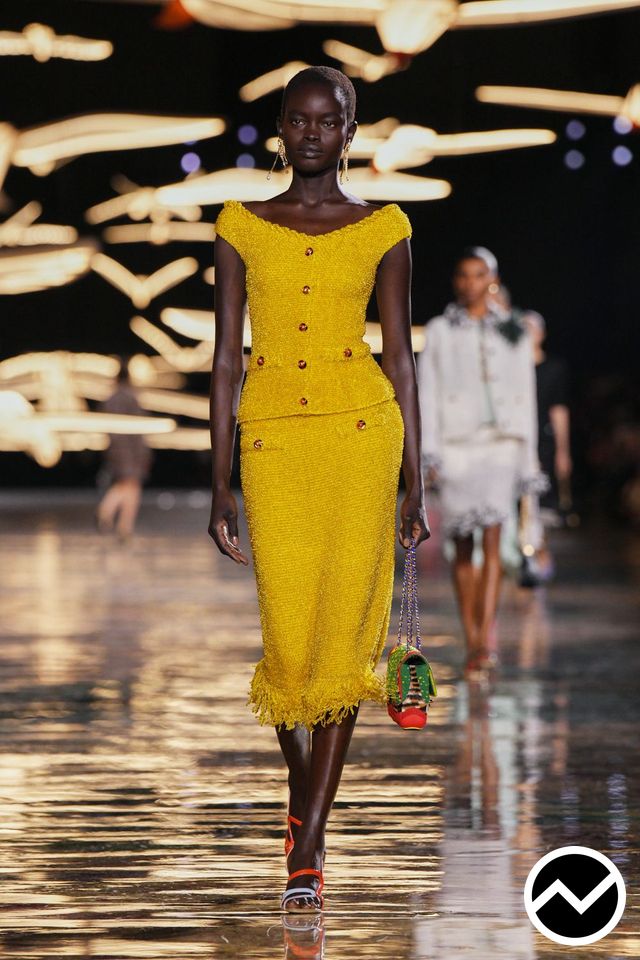 Chanel, SS27 womenswear, Lemon, look 79