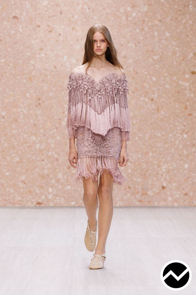 Chloé, SS27 womenswear, Dusty Rose, look 3