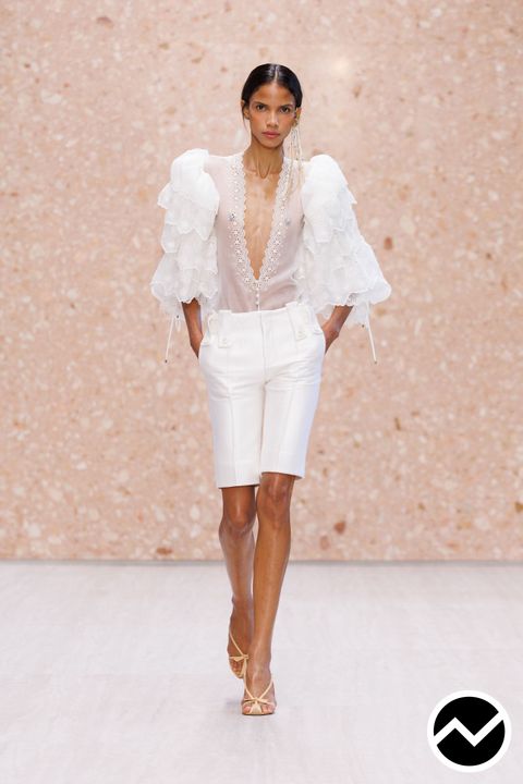 Chloé, SS27 womenswear, Above The Knee Shorts, look 11