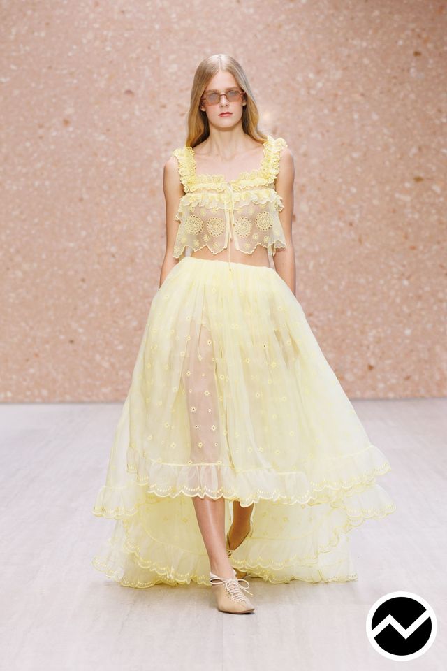 Chloé, SS27 womenswear, Butter Yellow, look 35