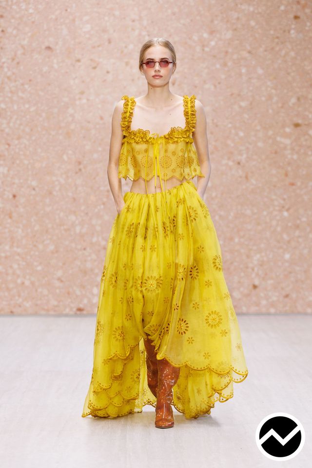 Chloé, SS27 womenswear, Lemon, look 42