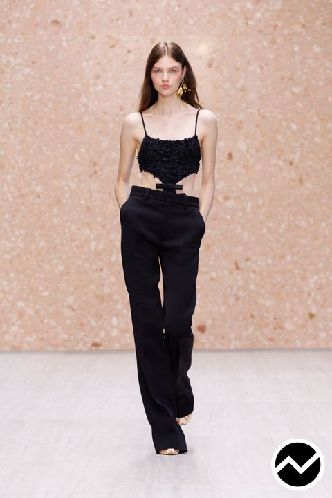Chloé, SS27 womenswear, Low-Rise Pants, look 44