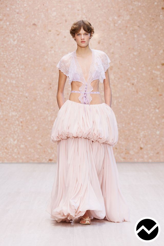 Chloé, SS27 womenswear, Lavender, look 51