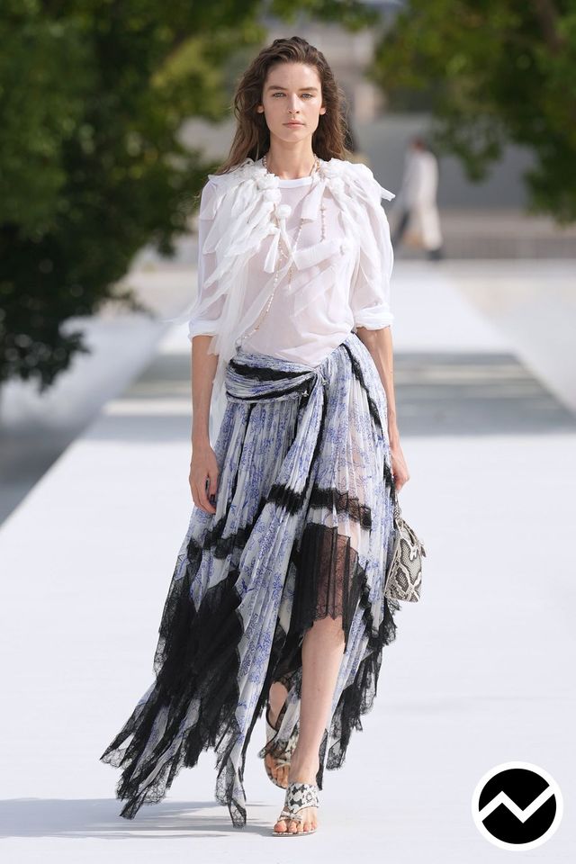 Dior, SS27 womenswear, Powder Blue, look 14