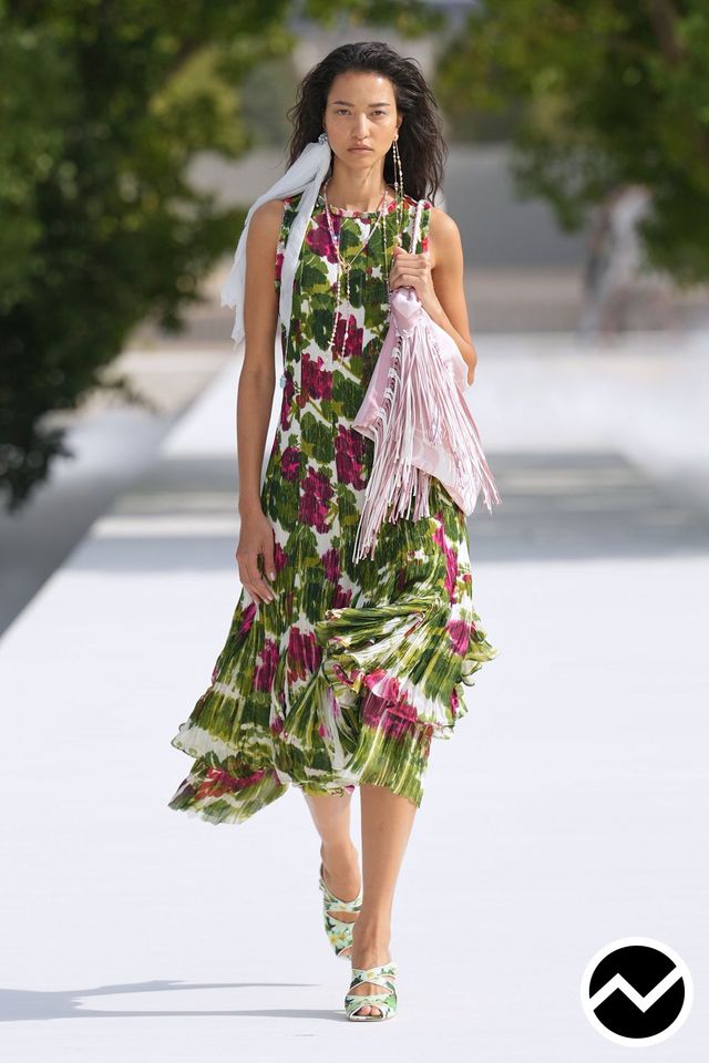 Dior, SS27 womenswear, Botanical Green, look 16