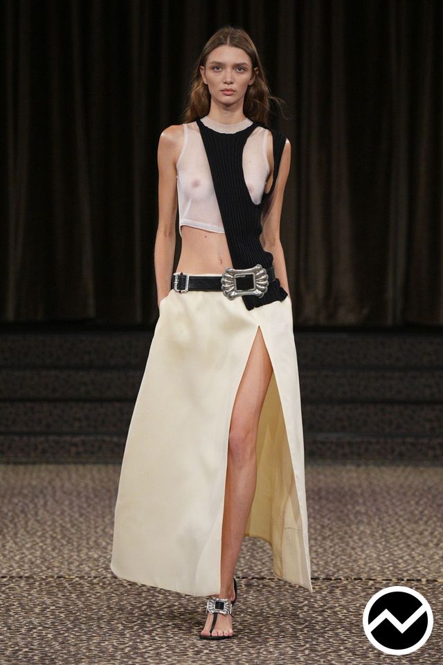 Christopher Esber, SS27 womenswear, Slit Skirts, look 11