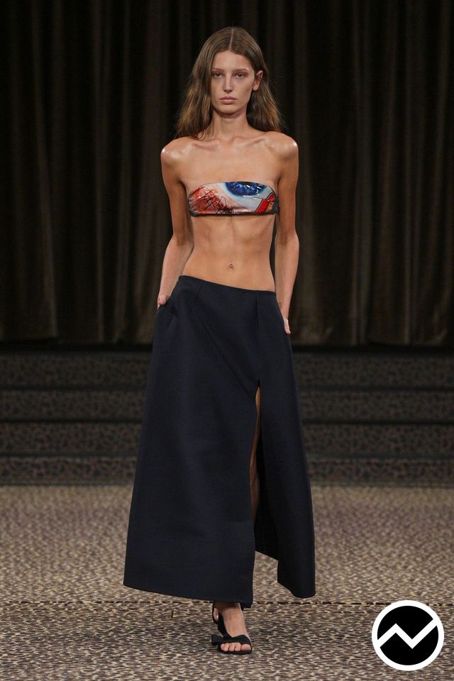 Christopher Esber, SS27 womenswear, Cropped Top, look 45