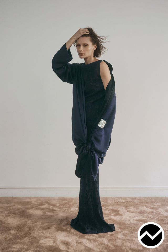 Co, SS27 womenswear, Midnight Blue, look 4