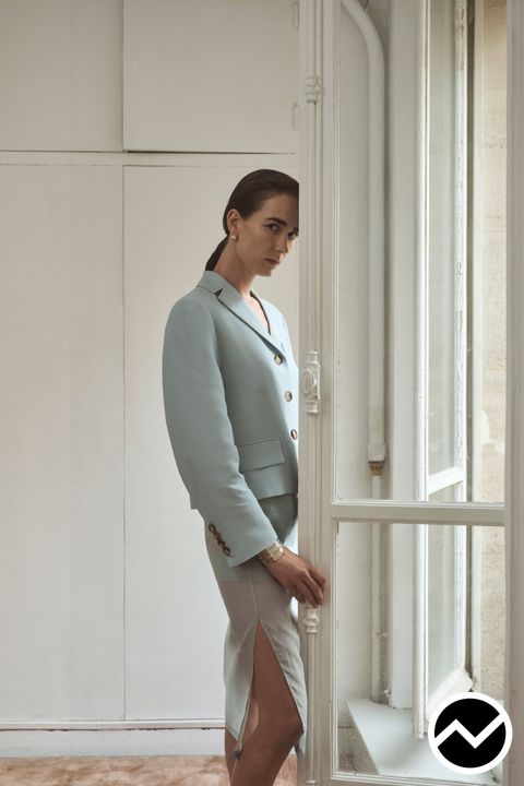 Co, SS27 womenswear, Straight Skirts, look 17