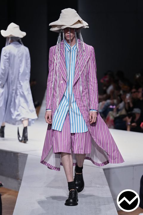 Comme Des Garçons Homme Plus, SS27 menswear, Striped, look 3