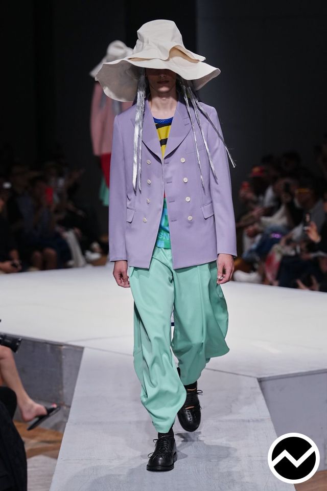 Comme Des Garçons Homme Plus, SS27 menswear, Turquoise, look 16