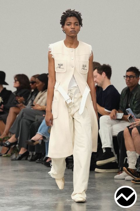 Courrèges SS27 womenswear, look 1