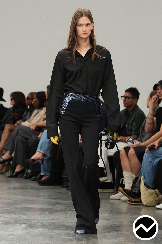 Courrèges, SS27 womenswear, Patch Pockets Shirts, look 45
