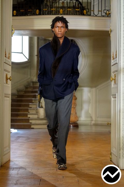 Dior Men, SS27 menswear, Midnight Blue, look 15