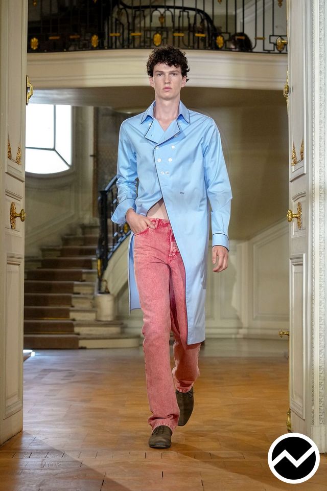 Dior Men, SS27 menswear, Rose, look 37
