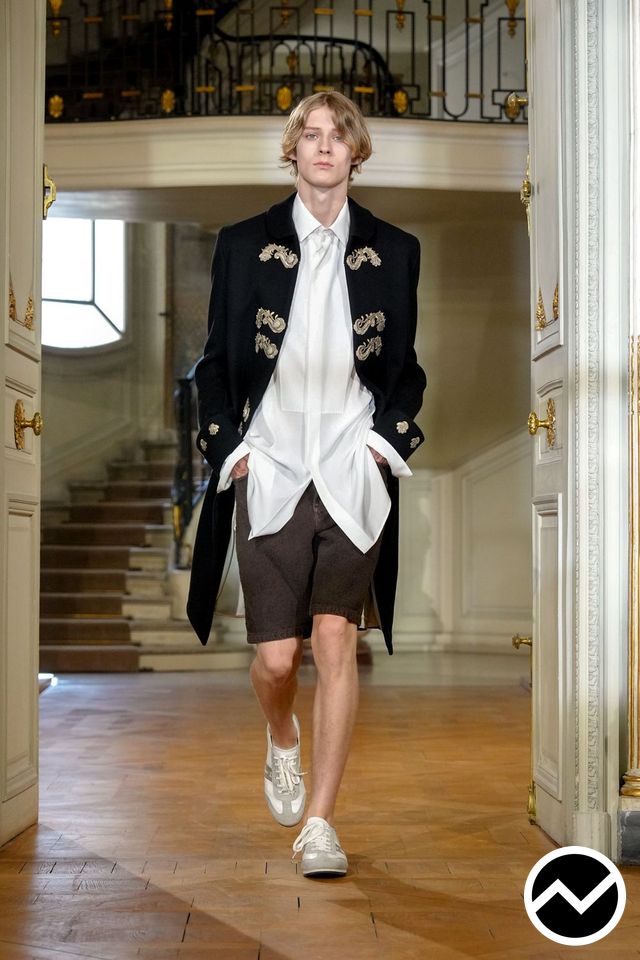 Dior Men, SS27 menswear, Side Pocket Shorts, look 40