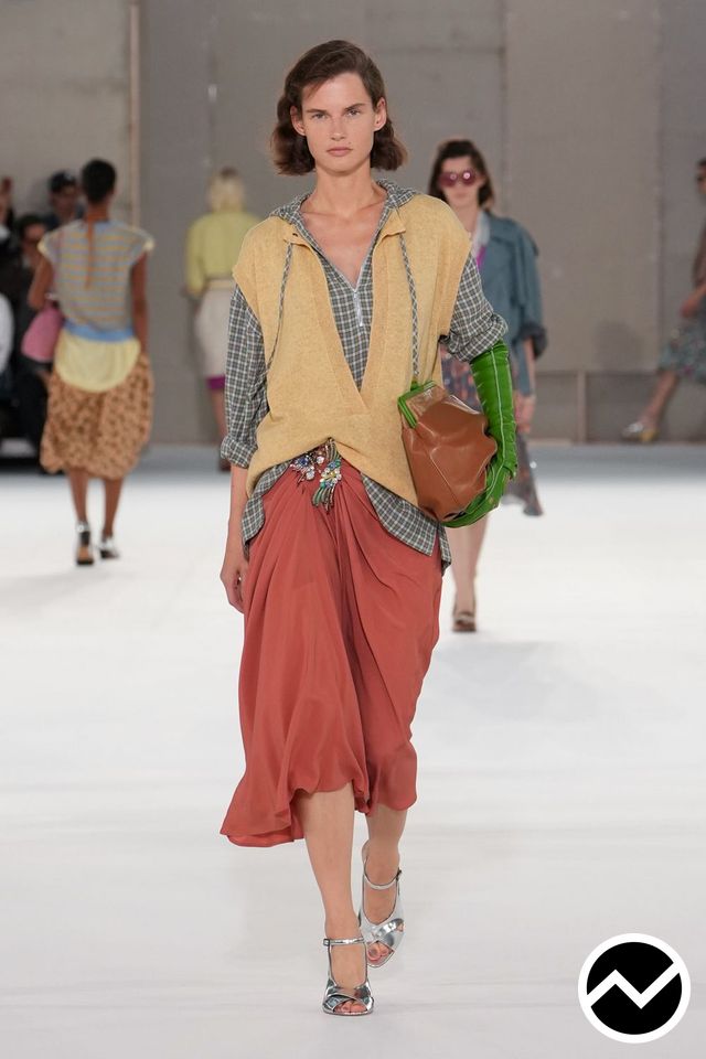 Dries Van Noten, SS27 womenswear, Terra Cotta, look 18