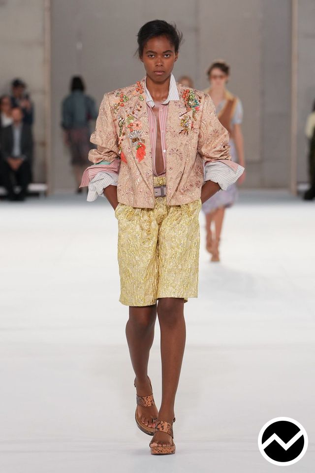 Dries Van Noten, SS27 womenswear, Bermuda Shorts, look 30