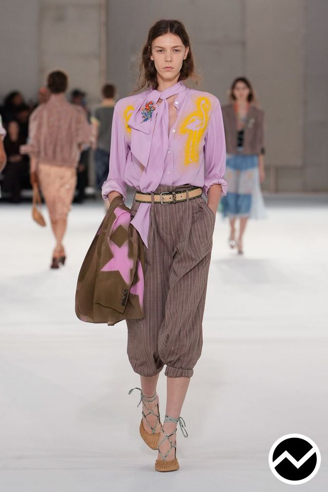 Dries Van Noten, SS27 womenswear, Barrel Pants, look 37