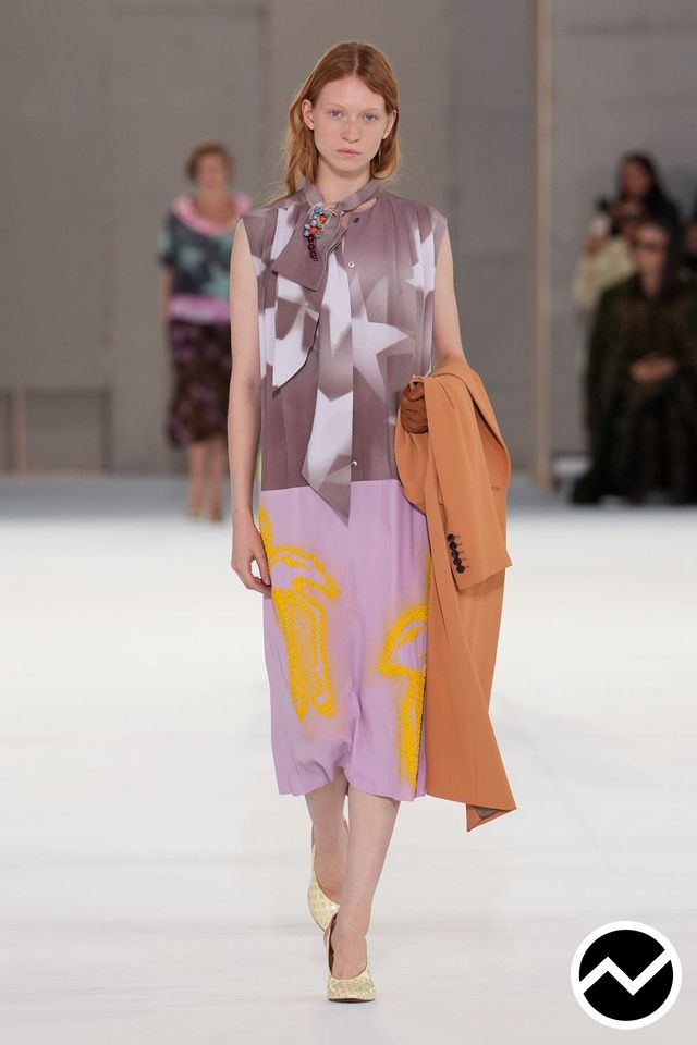 Dries Van Noten, SS27 womenswear, Mauve, look 39
