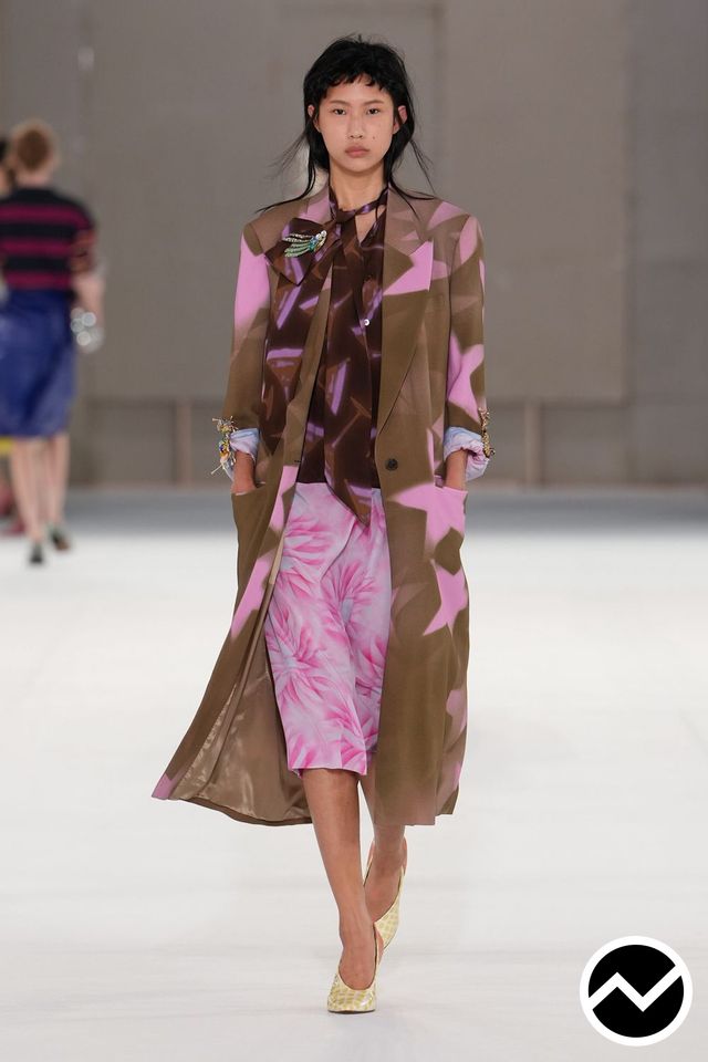 Dries Van Noten, SS27 womenswear, Rose, look 45