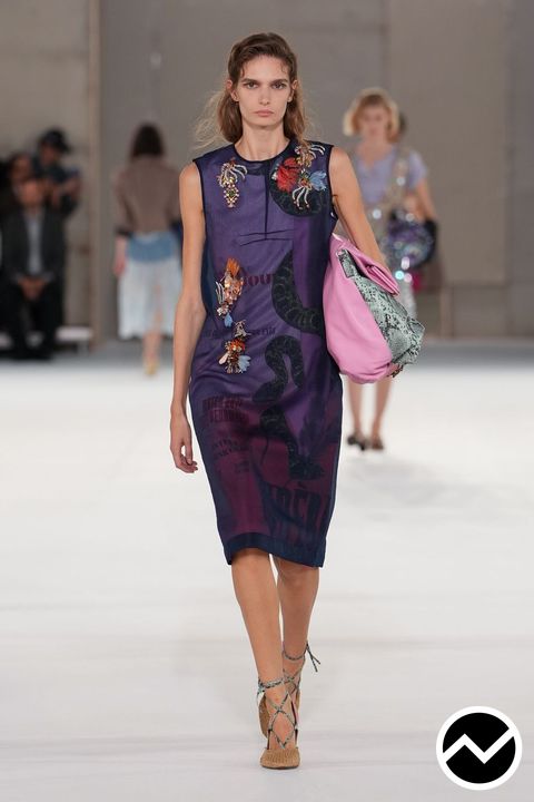 Dries Van Noten, SS27 womenswear, Letters & Numbers, look 49