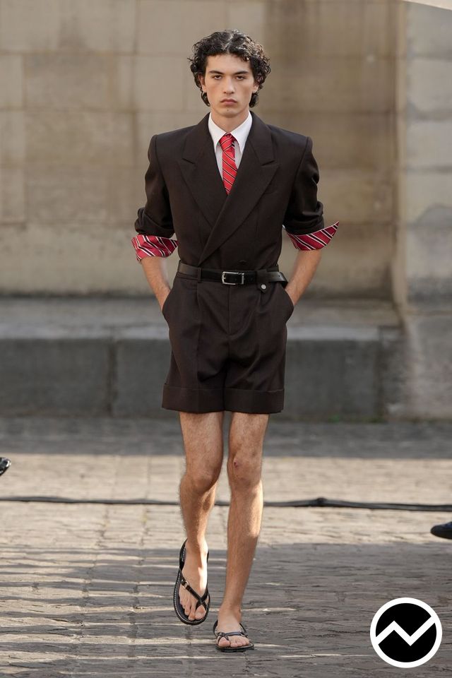 Egonlab, SS27 menswear, Cuffed Shorts, look 10